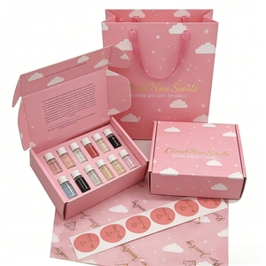 Cosmetics Packing <strong>Pink</strong> Shipping <strong>Boxes</strong> Custom Mailer Corrugated Paper Luxury <strong>Gift</strong> Box and Bag Sets Packaging for Small Business - Product Image 2