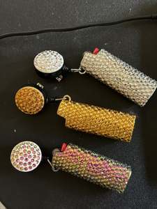 Venta al por mayor de soporte para encendedor Cool Hip <span class=keywords><strong>J6</strong></span> con diamante hecho a mano para collar de caja de encendedor Maxi <span class=keywords><strong>J6</strong></span> - Product Image 3