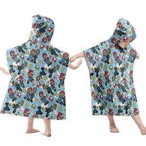 Toalla Absorbente de Secado Rápido con Dibujos Animados para Niños, Toalla de Playa Plegable Portátil para Viajes, Campamentos, Senderismo, Montañismo y Natación - Product Image 2