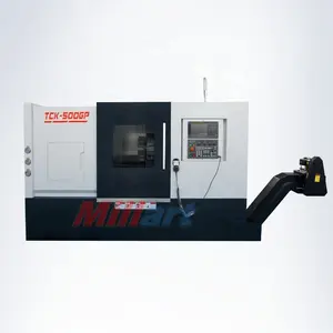 TCK4563 hassas çin 2/3 eksen dönüm Metal için merkez makinesi fiyat eğimli yatak CNC torna makinesi