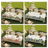 Nappe de camping et pique-nique de style américain en PVC, imperméable, résistante à l'huile, durable, pliable, protection solaire