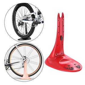 Portabiciclette regolabile in acciaio portabiciclette staccabile mozzo posteriore montabile tipo piallino per bici da strada per esterno colore rosso - Product Image 3