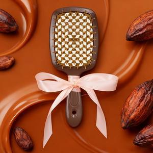 Cepillo para el Cabello de ABS Resistente al Calor, Personalizado y Perfumado, con Diseño Hueco, Ayuda a Aliviar la Caspa y la Picazón - Product Image 4