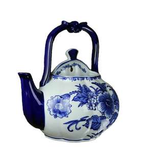 Vase mural en porcelaine bleue et blanche <span class=keywords><strong>Bouteille</strong></span> murale décorative d'intérieur pour décoration murale - Product Image 6