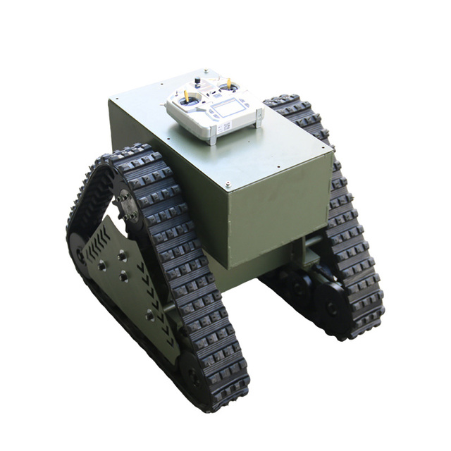 Industrial-grade Electric Remote-control Tracked Chassis Compatible with Intelligent Robots Rugged and Durable