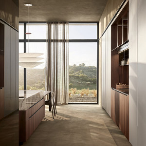 Gabinetes de Cocina Modulares de Lujo con Acabado Lacado de Alto Brillo, Diseño Personalizado, Juego Completo de Gabinetes de Cocina con <span class=keywords><strong>Isla</strong></span> para Villa - Product Image 4
