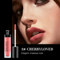 Gloss à lèvres liquide lisse très vendu, gloss à lèvres vegan brillant, maquillage gloss à lèvres mat