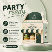 Boîte à gâteau de luxe personnalisée, emballage en papier de qualité alimentaire pour boulangerie, avec impression personnalisée, fabricant