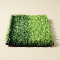 Gazon artificiel alluvial en PE à haute résilience, vert et blanc, hauteur de poil 20-50 mm, très vendu, pour terrains de tennis, jardins et volleyball