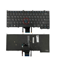 Keyboard Berkualitas Baik untuk Dell E7440 E7240 dengan Backlit