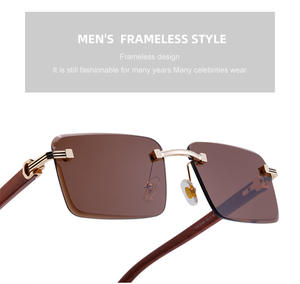 <span class=keywords><strong>Gafas</strong></span> <span class=keywords><strong>de</strong></span> sol Vintage <span class=keywords><strong>Retro</strong></span> Rectángulo UV400 para hombre, <span class=keywords><strong>gafas</strong></span> <span class=keywords><strong>de</strong></span> sol <span class=keywords><strong>de</strong></span> diseño <span class=keywords><strong>de</strong></span> grano <span class=keywords><strong>de</strong></span> madera, patillas <span class=keywords><strong>de</strong></span> Color, marco transparente, <span class=keywords><strong>gafas</strong></span> <span class=keywords><strong>de</strong></span> sol <span class=keywords><strong>de</strong></span> Metal a la moda - Product Image 2