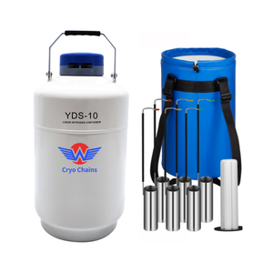 Bouchon de verrouillage de sécurité cryogénique N2 conteneur de stockage YDS-10-80 10L Micro cylindre d'azote liquide vide pour réactif expérimental - Product Image 3