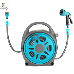 Enrouleur de tuyau d'arrosage de jardin rétractable automatique durable en gros, 50 pieds, mini enrouleur de tuyau d'arrosage de jardin portable, tuyaux d'arrosage de jardin réglables - Product Image 5