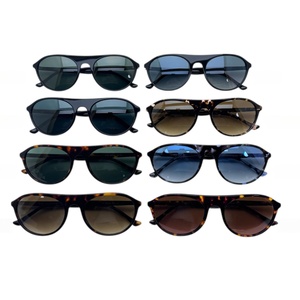 Occhiali di Tendenza di Alta Qualità, Montatura Rettangolare alla Moda, Occhiali da Sole Polarizzati <span class=keywords><strong>Y2K</strong></span> di Lusso con Montatura in Metallo Colorato Argento per Uomo - Product Image 4