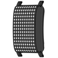 Boîtier de boucle de montre PC pour WHOOP 4.0 adaptateur de barre de ressort accessoires de bande de coque de protection avec cadre en diamant pour WHOOP 3.0