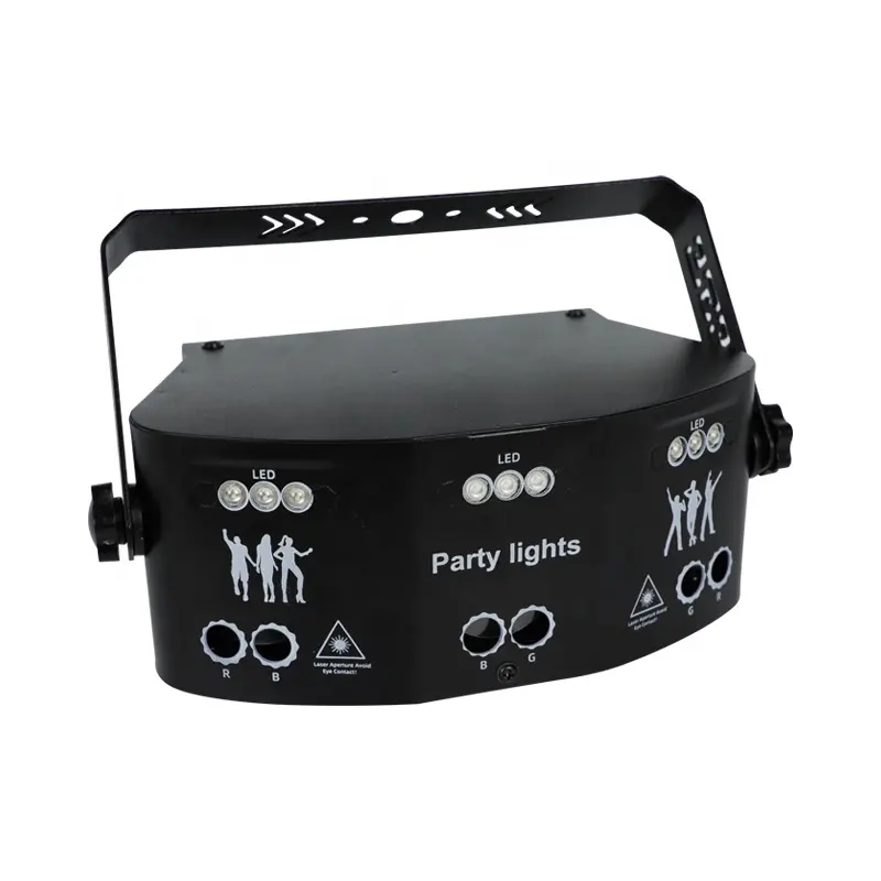 Đèn Tiệc Cho Trang Trí Phòng Dj Strobe 15eye Led Hiệu Ứng Laser Ánh Sáng Thiết Bị Dj Ánh Sáng Kỳ Nghỉ Giáng Sinh Trang Trí Nội Thất Đảng Đèn