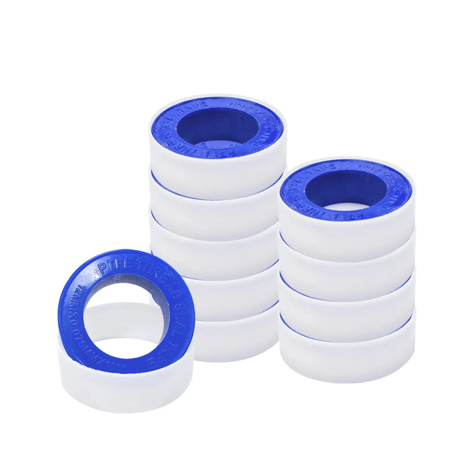 Thread White Material Waterproof Sealing Seal Pipe Thickness 0.075mm Width 12mm 1/2" PTFE Thread Seal Tape
