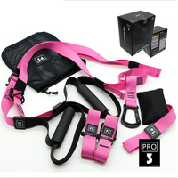 Ceinture de Résistance Ajustable Professionnelle P3-Trx pour Entraînement en Suspension avec Bandes de Résistance pour Fitness et Musculation