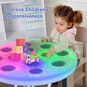 Aanraakgevoelige Lichttafel, Oplaadbare Sensorische Speeltafel Voor Kinderen, Jongens En Meisjes Licht Sensorische Tafel - Product Image 6