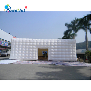 Lều Trắng Tiệc Cưới LED Khổng Lồ Lều Oxford Cắm Trại Ngoài Trời Lều Hộp Đêm Bơm Hơi - Product Image 3