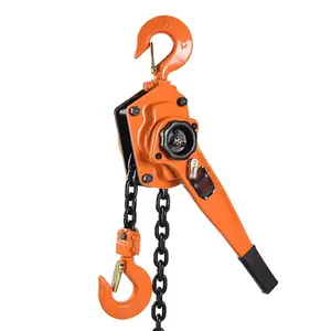 Lever block 6 ton 1.5 m quality forged alloy steel manual chain lever hoist block