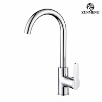 Robinet de cuisine moderne en acier inoxydable à poignée unique pour eau potable, purificateur d'eau pour hôtel, appartement, bureau, restaurant, bar