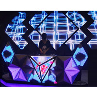 Cabina de DJ pantalla Led pantalla personalizada cubo mágico forma a todo color P2.5 P3 P4 P5 paredes de vídeo interior centro comercial SDK 5 años