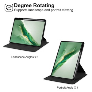 Capa Rotativa para Honor Pad <span class=keywords><strong>10</strong></span> / <span class=keywords><strong>Tablet</strong></span> <span class=keywords><strong>10</strong></span> de 12,1 Polegadas 2025 com Suporte para Lápis, Capa Dura Transparente 360 °   Capa de Suporte Rotativa - Product Image 3