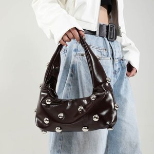 Tendencia de Corea Venta caliente de mano Luz personalizada Diseño de nicho de lujo Decoraciones Incrustaciones Moda Hombro Axila Bolsa Mujer - Product Image 1