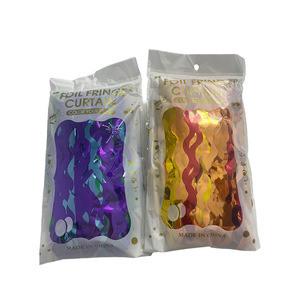 Rideau à franges en feuille de métal brillant pour décorations de fête d'<span class=keywords><strong>anniversaire</strong></span>, de Noël, d'Halloween et du Nouvel An - Couleur personnalisable - Product Image 6