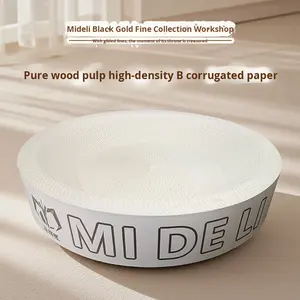 Cama para Gato com Placa de Arranhar, Papel Corrugado Reforçado e Resistente ao Desgaste, Não Fácil de Quedar, para Brincar e Dormir - Product Image 6