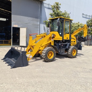 送料無料 油圧ハンマー バックホーローダー 掘削機 ホイールフロントローダー エンジン付き 販売中 - Product Image 1