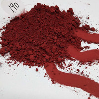 Pigment rouge oxyde de fer en poudre pour ciment, béton, couleur de briques, pavés, 110 130 190, résistant au soleil, résistant aux hautes températures