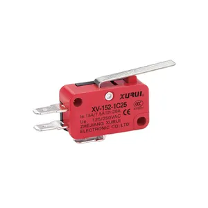 micro switch with lever(lxw-16-2-3) / micro switch t105 / 16A micro switch with UL TUV certification