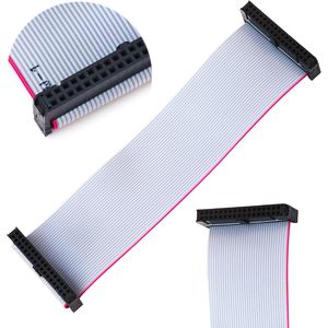 Cable plano de PVC Tcenofoxy, 34 pines, hembra a hembra, recto, 30 cm de longitud, conector IDC para cableado electrónico - Product Image 1