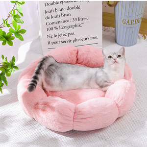 Wool <b>Plush</b> <b>Cat</b> Bed Soft Comfortable Cozy Removable & Washable Pet Furniture for <b>Cats</b> to Rest and Relax - Product Image 6