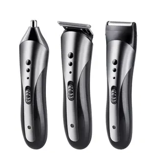 3 Em 1 Melhor Qualidade Hair Clipper Nose Trimmer Kemei Man's Shaver Km-1407 Wholesale Men Hair Trimmer