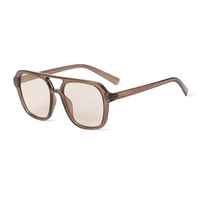 Lunettes de soleil transfrontalières nouvelle génération à double pont et monture intégrale UV400