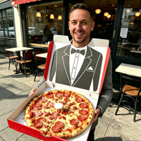Nouvelle conception de boîte à pizza rectangulaire personnalisée, boîtes à pizza à emporter imprimées sur mesure avec logo