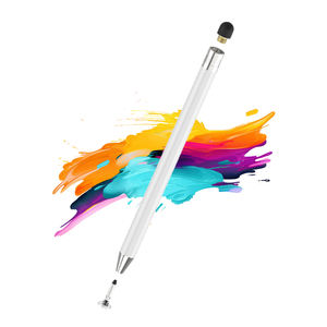 ปากกาสไตลัสแบบ capacitive หัวคู่สำหรับผู้สูงอายุวาดด้วยลายมือแท็บเล็ตหน้าจอสัมผัสดินสอสำหรับ iPad Galaxy Tab <span class=keywords><strong>Xiaomi</strong></span> Mi <span class=keywords><strong>Pad</strong></span> - Product Image 1