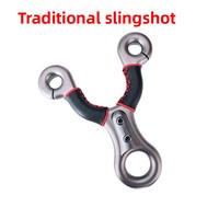 Slingshot de tir en acier inoxydable avec bande élastique circulaire haute précision DY -- Modèle Wandering pour la pêche au poisson