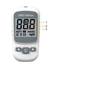 최고의 애완 동물 휴대용 의료 모니터 애완 동물 관리를위한 새로운 도착 수의 혈당 측정기 테스트 스트립 - Product Image 2