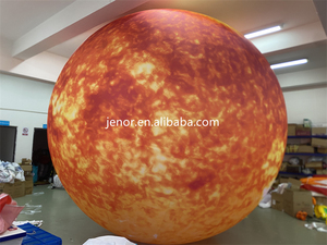 Système Solaire Personnalisé Gonflable Soleil <span class=keywords><strong>Planète</strong></span> Offres Spéciales Ballon Globe Gonflable Suspendu avec Lumière - Product Image 4