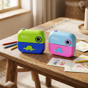 Cámara Infantil con Pantalla de 2.4 Pulgadas, Zoom Óptico de 10x-20x, Gran Angular de 90°, Video Full HD 1080P, Impresión de Fotos con un Clic, Batería Recargable - Product Image 1