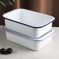 Conteneur rectangulaire de 24,5 cm avec couvercle en bambou