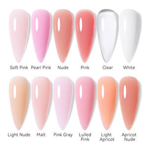 UR SUGAR 15ml Gel <span class=keywords><strong>de</strong></span> construction poly UV rose nude <span class=keywords><strong>à</strong></span> séchage rapide pour extension d'<span class=keywords><strong>ongles</strong></span>, vernis <span class=keywords><strong>à</strong></span> <span class=keywords><strong>ongles</strong></span>, logo personnalisé, acrylique, <span class=keywords><strong>à</strong></span> dissoudre, pour usage en salon - Product Image 2