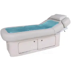 Hochey 2024 Novo estilo de venda quente estilo europeu LED cama de água branca cosméticos elétrica equipamentos de salão de beleza spa cama