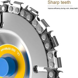 Disco de cadena Emagi de 4 pulgadas, 100 mm, 22 dientes, para amoladora angular, disco de corte para carpintería - Product Image 5