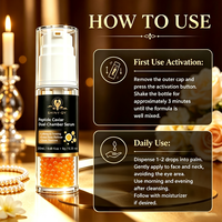 Sérum Visage 2-en-1 Personnalisé au Logo, Peptides de Caviar, Double Action Anti-rides, Hydratant, Éclaircissant et Raffermissant