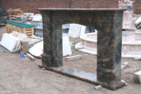 Cheminée autoportante en pierre naturelle sculptée à la main, design moderne, fabriquée sur mesure, pour décoration intérieure de villa, prix personnalisé